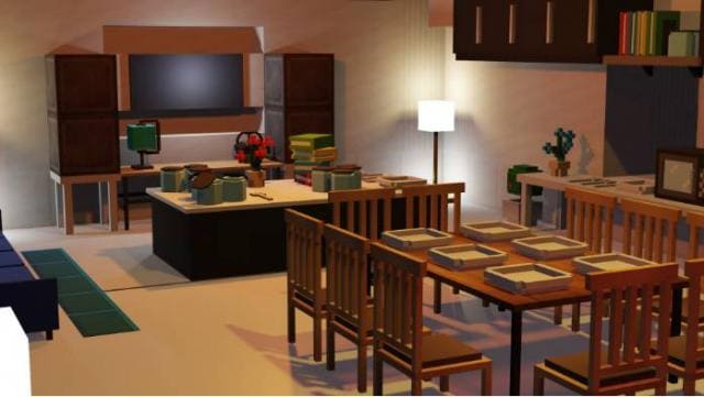 Телевизор с колонками в гостиной