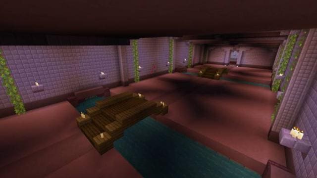 Коридор в каменных руинах