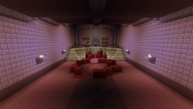 Построенный коридор в руинах