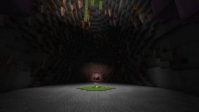 Небольшой оазис в пещере