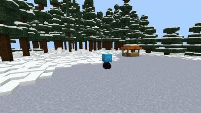 Озеро внутри леса