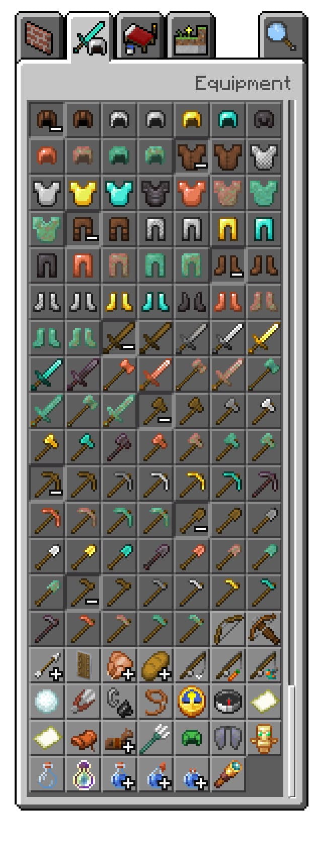 Медные вещи в творческом инвентаре