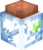 Банка с ярко-зеленым мотыльком