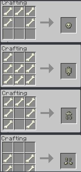 Крафт костяной брони