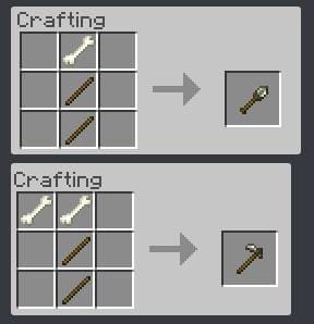 Крафт костяных инструментов