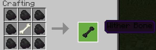 Крафт иссушенной кости
