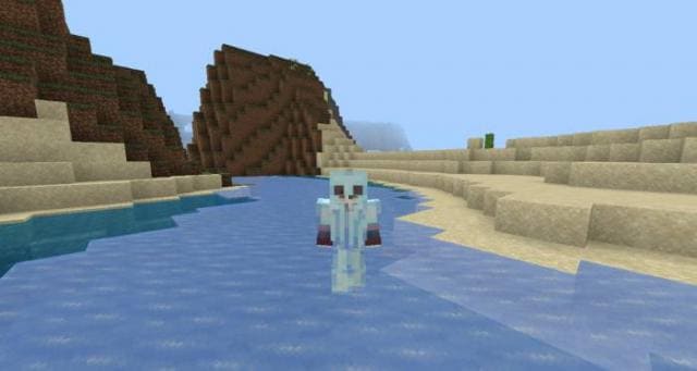 Игрок ходит по льду