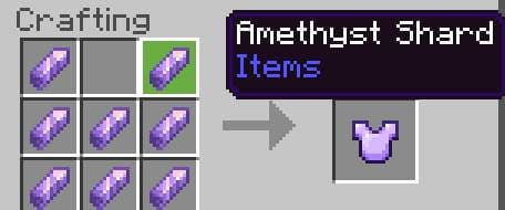 Кираса из аметистового осколка