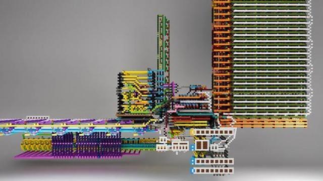 Компьютер сбоку