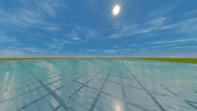 Отражение на железных блоках