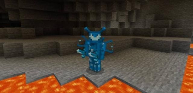 Броня из голубого топаза