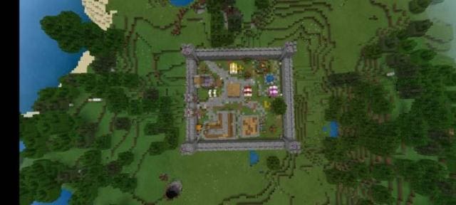 Крепость сверху