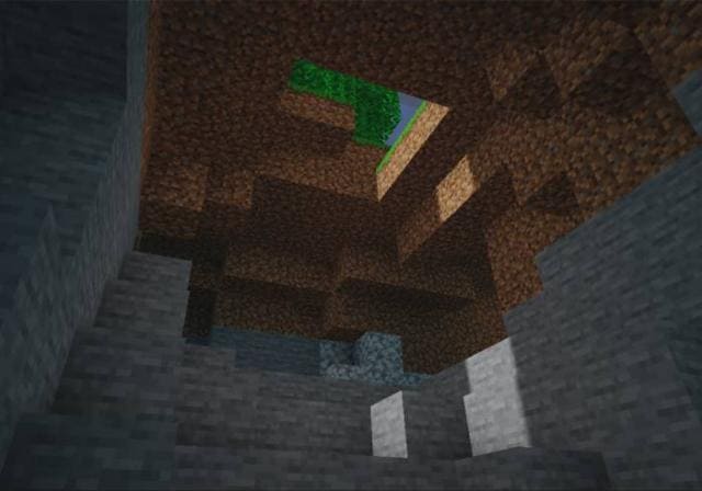 Небольшой выход из пещеры