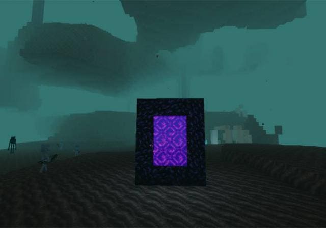 Портал Нижнего Мира в биоме песка душ