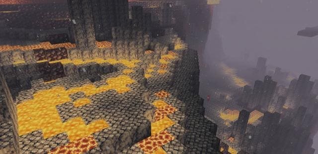 Лавовые лужи в Нижнем Мире