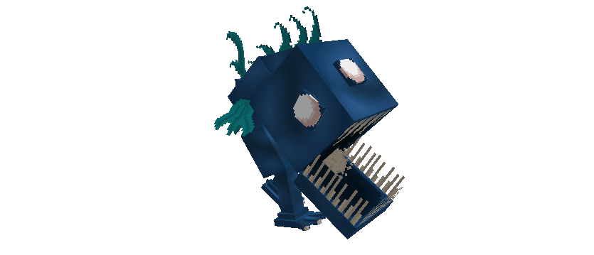 Анимация движения морского дьявола