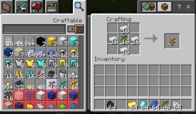 Крафт железного саженца