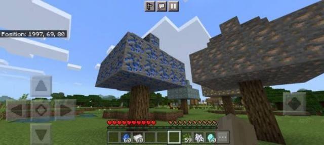 Деревья с рудой вместо листвы