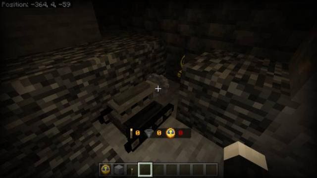 Добытчик у коренной породы