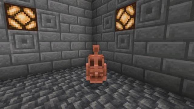 Медный голем в пещере