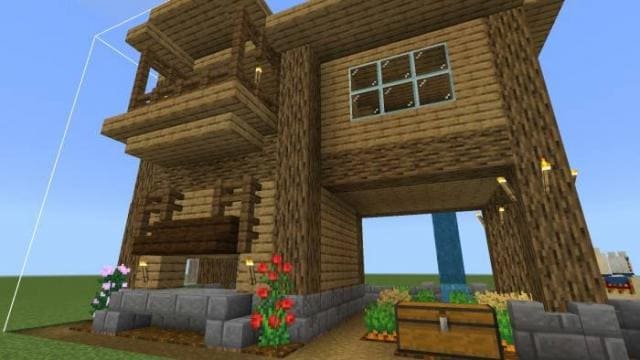 Домик из дерева