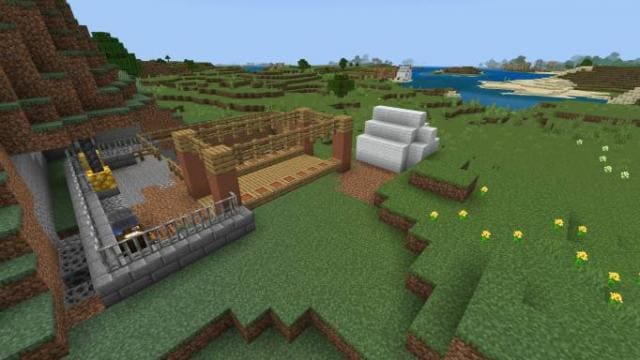 Небольшие структуры на равнине