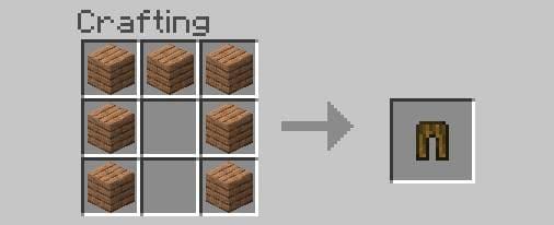 Крафт деревянных поножей