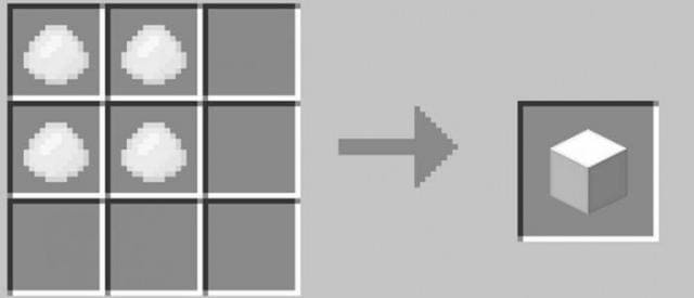 Получение блока руды