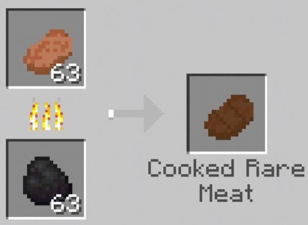 Приготовленное редкое мясо