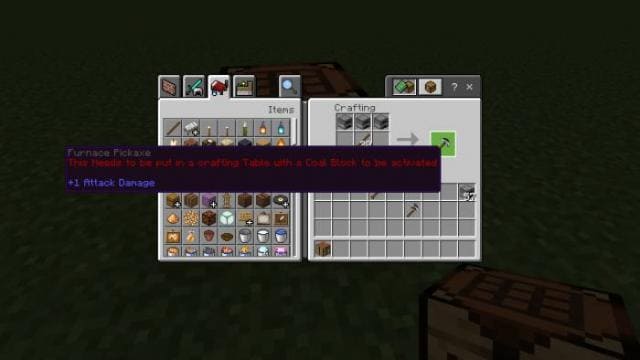 Переплавляющая кирка крафт