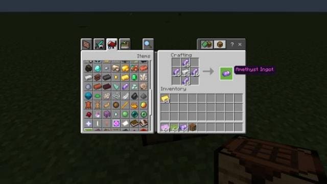 Аметистовый слиток