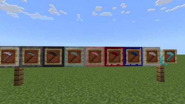 Варианты больших мотыг