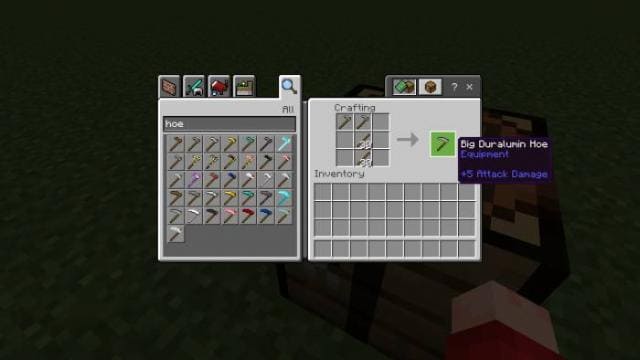 Большая дюралюминиевая мотыга