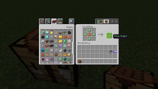 Получение слитка слизи