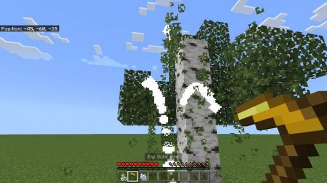 Быстрое разрушение листвы мотыгой