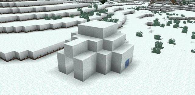 Снежная структура Иглу