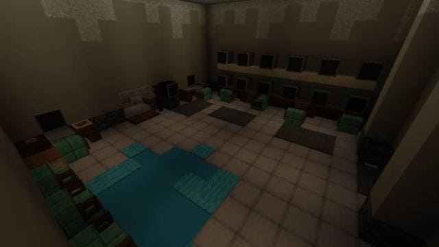 Железные блоки вместо пола