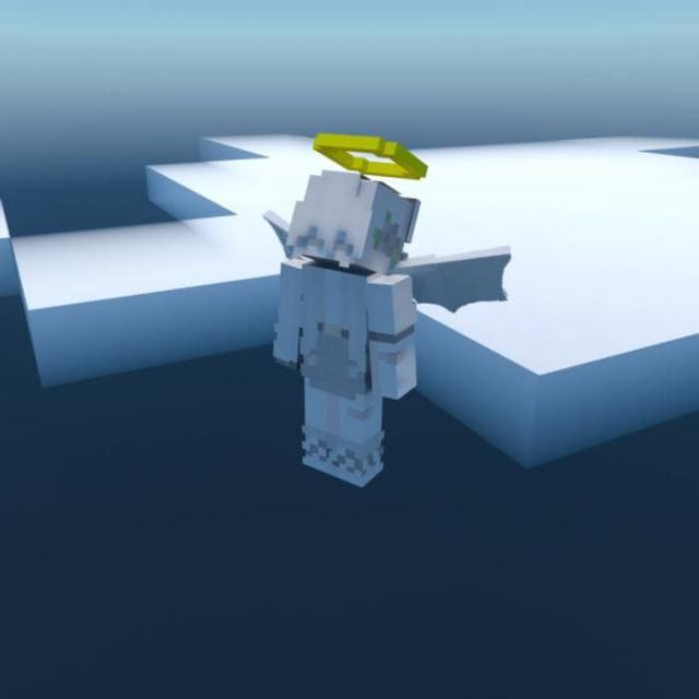 Ангельский скин игрока