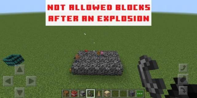 Блоки после взрыва