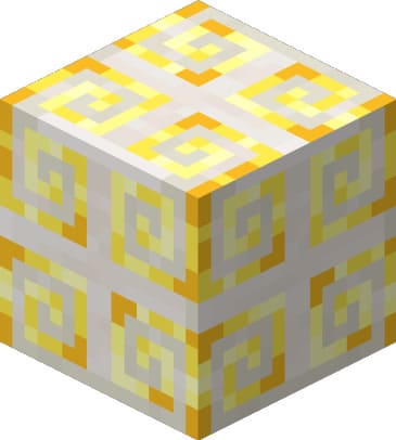 Блок золотого кварца