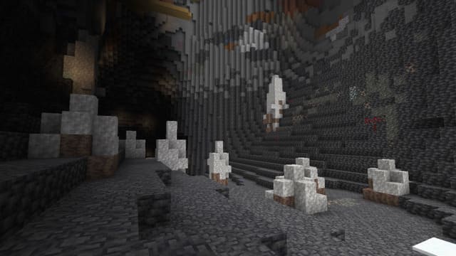 Гипс в пещере