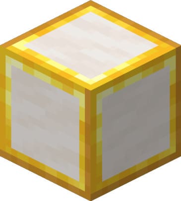 Золотой кварцевый блок