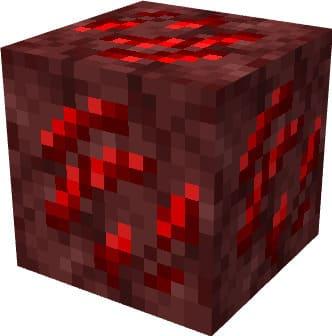 Красный блок руды