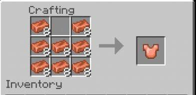 Крафт нагрудника из меди