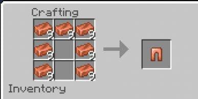 Крафт поножей из меди