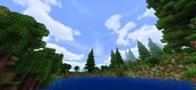 Река близ леса