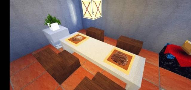 Детализированное оформление столовой