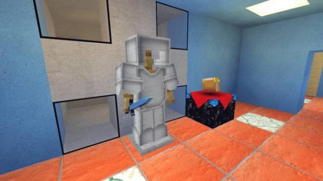 Измененный вид блоков и стойки для брони