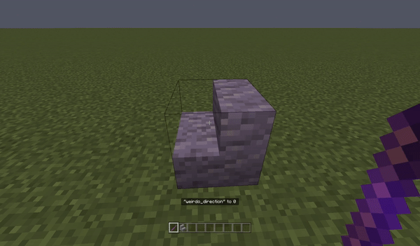 Изменение направление блока