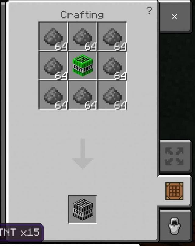 Крафт быстрой бомбы